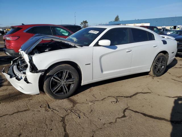 2C3CDXDT0EH320411 - 2014 DODGE CHARGER R/T WHITE photo 1