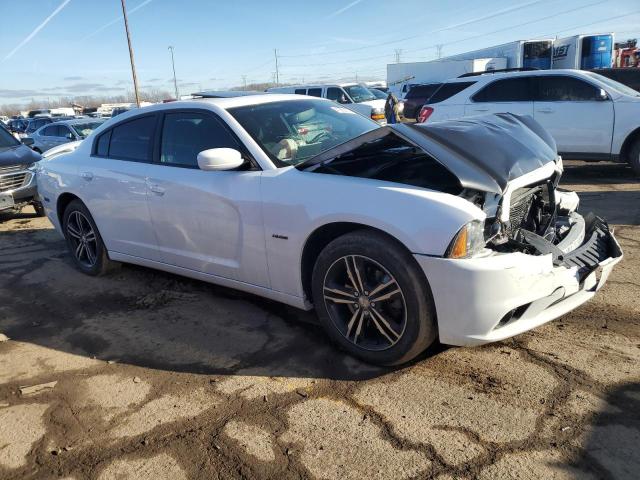 2C3CDXDT0EH320411 - 2014 DODGE CHARGER R/T WHITE photo 4