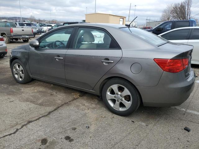 KNAFU4A22A5299174 - 2010 KIA FORTE EX GRAY photo 2