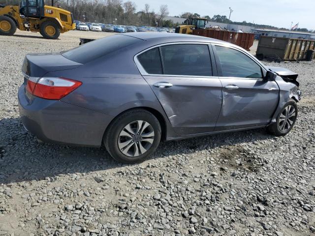 1HGCR2F32EA213793 - 2014 HONDA ACCORD LX GRAY photo 3