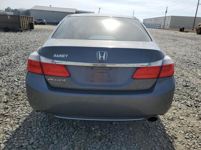 1HGCR2F32EA213793 - 2014 HONDA ACCORD LX GRAY photo 6