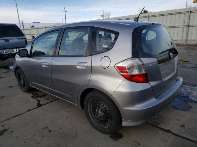 JHMGE88299S006139 - 2009 HONDA FIT GRAY photo 2