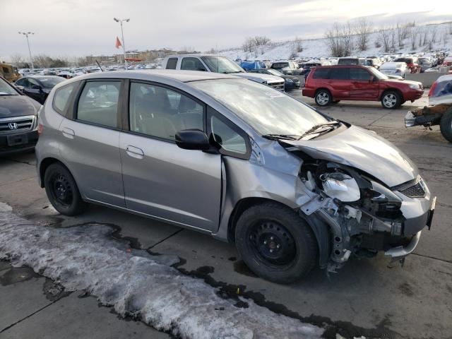 JHMGE88299S006139 - 2009 HONDA FIT GRAY photo 4