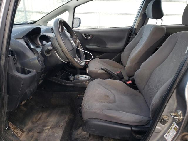 JHMGE88299S006139 - 2009 HONDA FIT GRAY photo 7