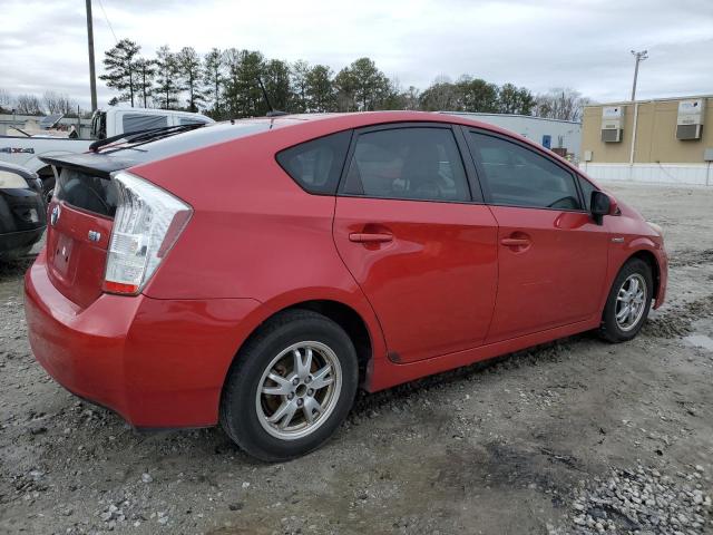 JTDKN3DU1B0262783 - 2011 TOYOTA PRIUS RED photo 3