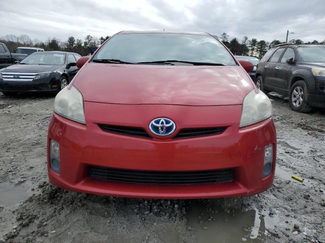 JTDKN3DU1B0262783 - 2011 TOYOTA PRIUS RED photo 5