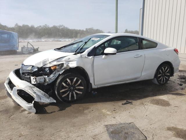 2HGFG3B09FH518473 - 2015 HONDA CIVIC EXL WHITE photo 1