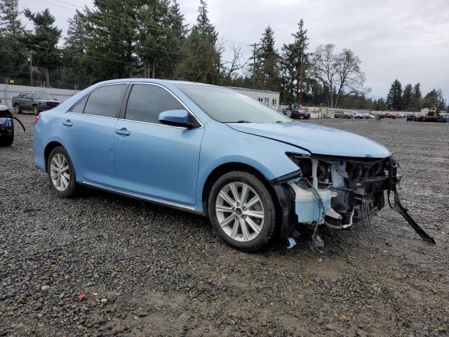 4T4BF1FK9DR289790 - 2013 TOYOTA CAMRY L BLUE photo 4