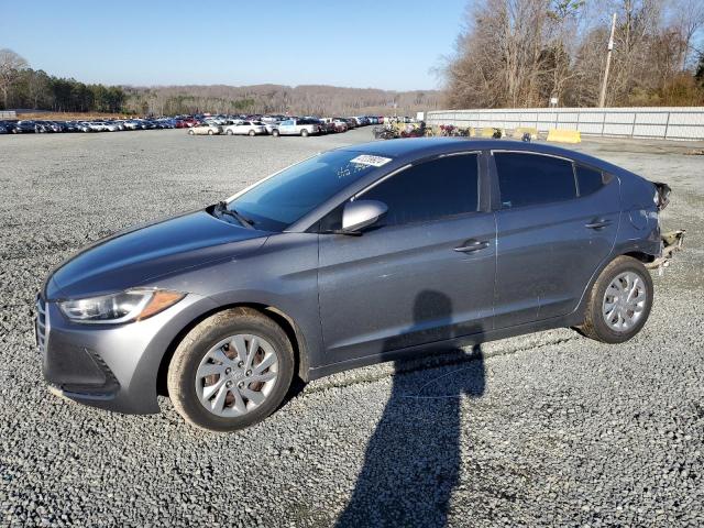 KMHD74LF8JU611730 - 2018 HYUNDAI ELANTRA SE GRAY photo 1