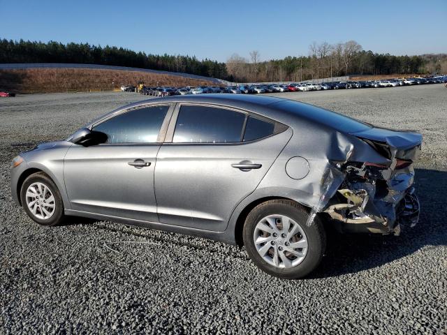 KMHD74LF8JU611730 - 2018 HYUNDAI ELANTRA SE GRAY photo 2