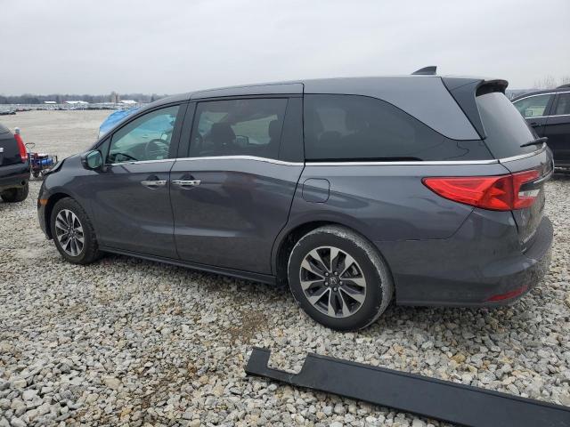 5FNRL6H75NB034057 - 2022 HONDA ODYSSEY EXL GRAY photo 2