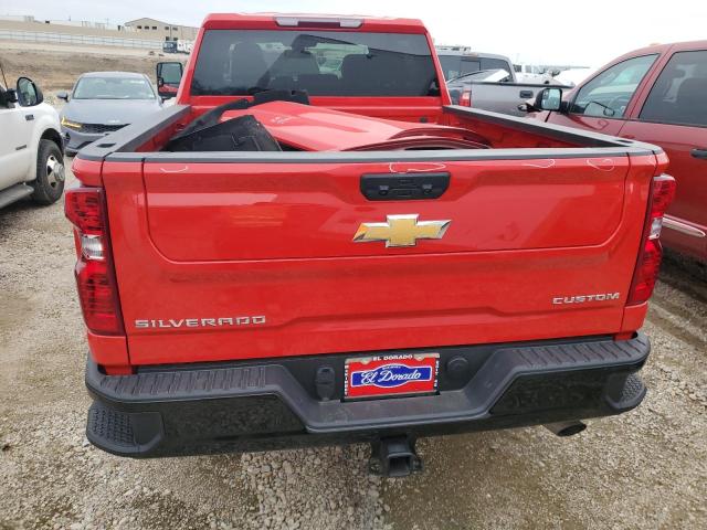 1GC4YME76PF102353 - 2023 CHEVROLET SILVERADO K2500 CUSTOM RED photo 6