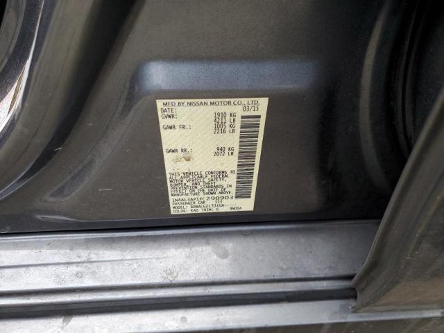 1N4AL3AP1FC290903 - 2015 NISSAN ALTIMA 2.5 GRAY photo 13