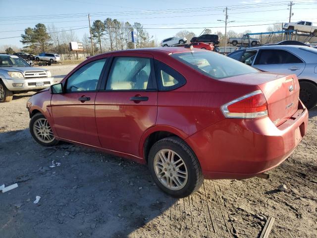 1FAHP3FNXBW141487 - 2011 FORD FOCUS SE RED photo 2