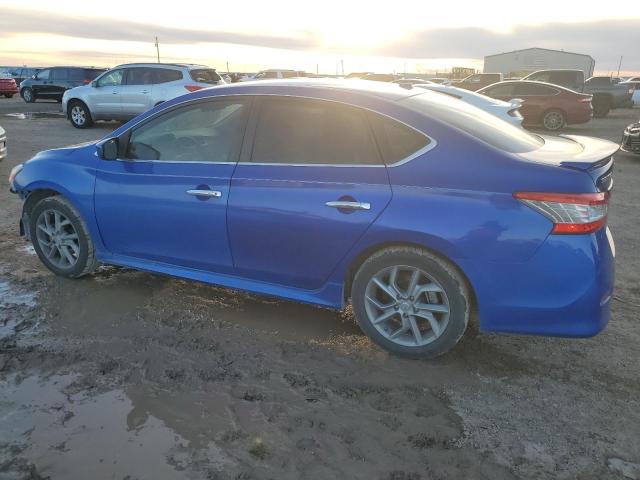 3N1AB7AP9DL779834 - 2013 NISSAN SENTRA S BLUE photo 2