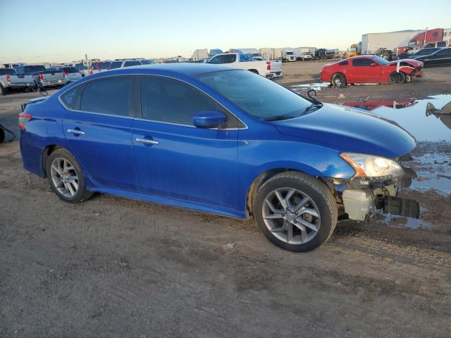 3N1AB7AP9DL779834 - 2013 NISSAN SENTRA S BLUE photo 4