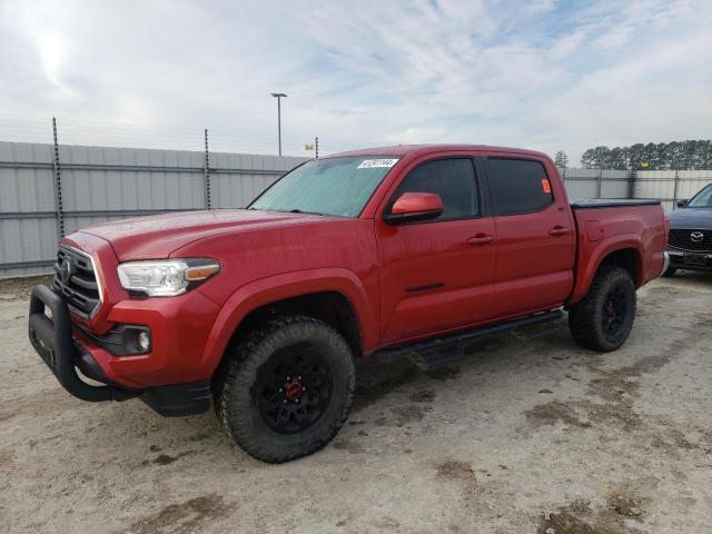 3TMCZ5AN5KM238596 - 2019 TOYOTA TACOMA DOUBLE CAB RED photo 1