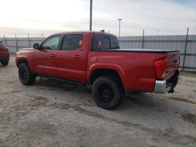 3TMCZ5AN5KM238596 - 2019 TOYOTA TACOMA DOUBLE CAB RED photo 2