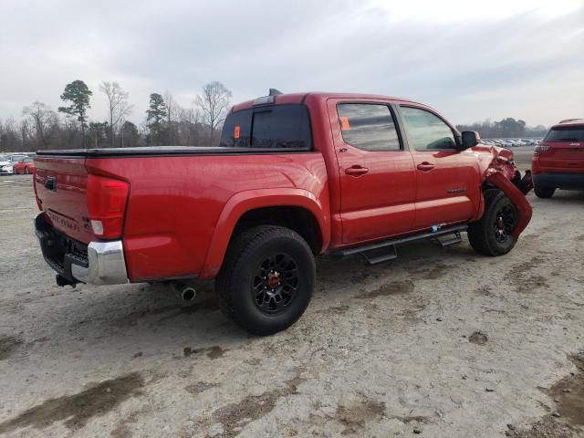 3TMCZ5AN5KM238596 - 2019 TOYOTA TACOMA DOUBLE CAB RED photo 3