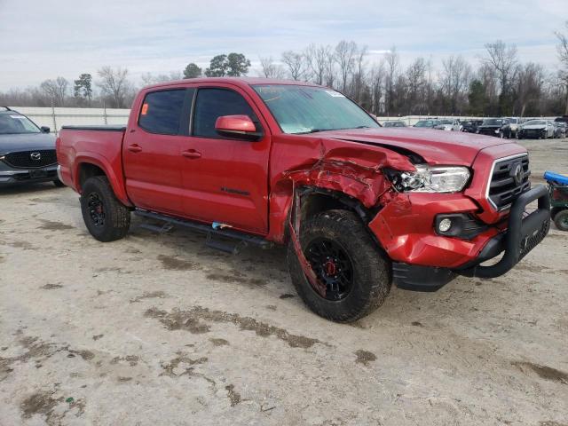 3TMCZ5AN5KM238596 - 2019 TOYOTA TACOMA DOUBLE CAB RED photo 4