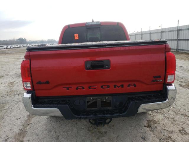 3TMCZ5AN5KM238596 - 2019 TOYOTA TACOMA DOUBLE CAB RED photo 6