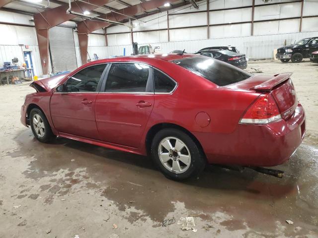 2G1WB5E32D1205312 - 2013 CHEVROLET IMPALA LT RED photo 2