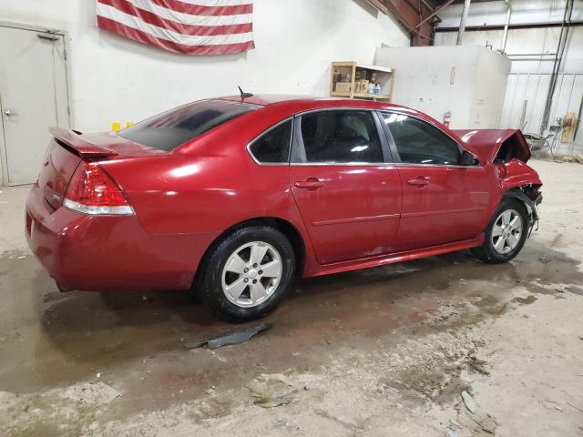 2G1WB5E32D1205312 - 2013 CHEVROLET IMPALA LT RED photo 3