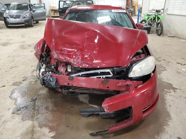 2G1WB5E32D1205312 - 2013 CHEVROLET IMPALA LT RED photo 5