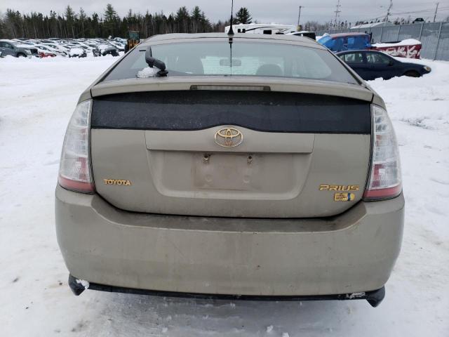 JTDKB20U077667914 - 2007 TOYOTA PRIUS GOLD photo 6