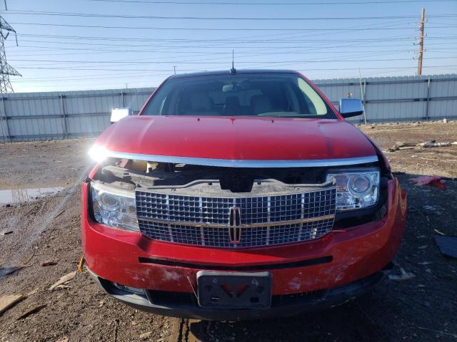 2LMDJ8JCXABJ23343 - 2010 LINCOLN MKX RED photo 5