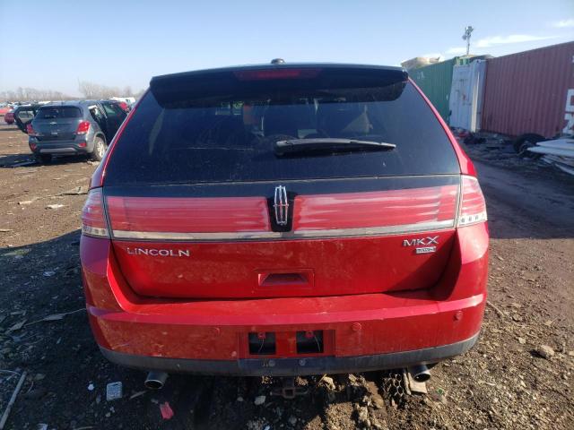 2LMDJ8JCXABJ23343 - 2010 LINCOLN MKX RED photo 6