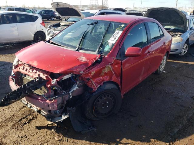 JTDBT4K38A4077899 - 2010 TOYOTA YARIS RED photo 1