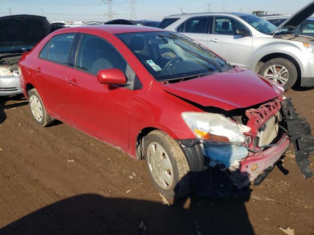 JTDBT4K38A4077899 - 2010 TOYOTA YARIS RED photo 4