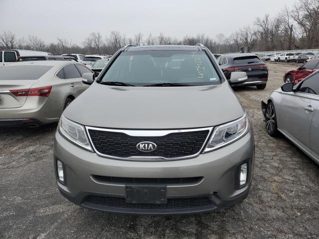 5XYKU4A74EG446377 - 2014 KIA SORENTO EX GRAY photo 5