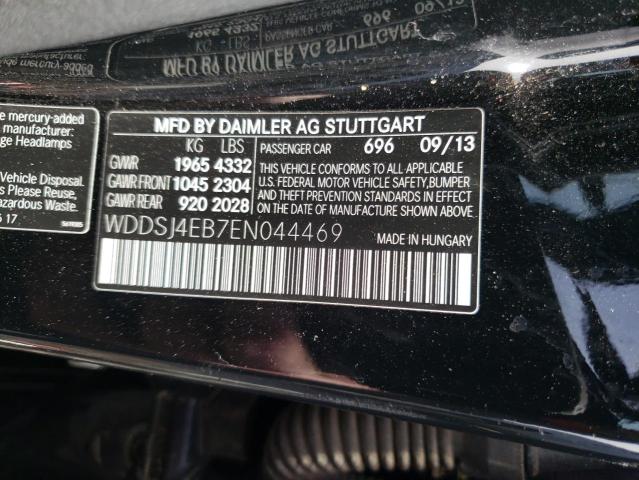 WDDSJ4EB7EN044469 - 2014 MERCEDES-BENZ CLA 250 BLACK photo 13