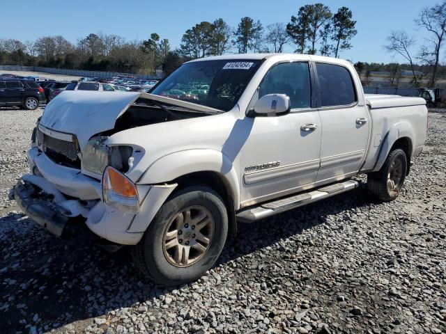 5TBET38156S546352 - 2006 TOYOTA TUNDRA DOUBLE CAB LIMITED WHITE photo 1