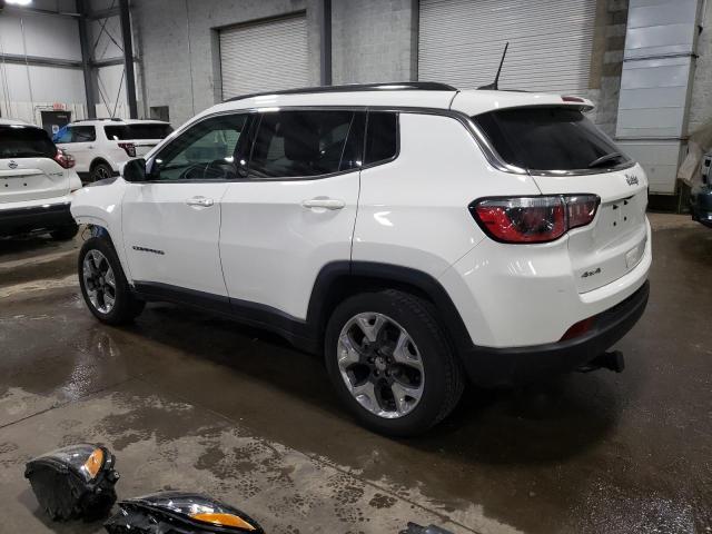 3C4NJDCB4HT640492 - 2017 JEEP COMPASS LIMITED WHITE photo 2