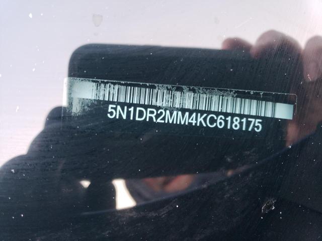 5N1DR2MM4KC618175 - 2019 NISSAN PATHFINDER S BLUE photo 13