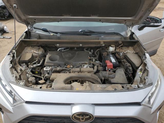 2T3W1RFV4MC100202 - 2021 TOYOTA RAV4 XLE SILVER photo 12