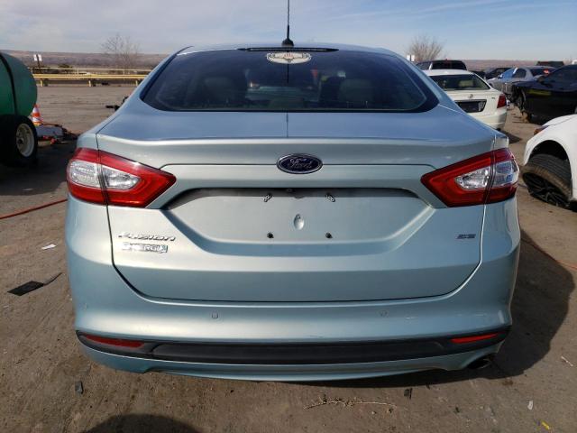 3FA6P0PU2ER275591 - 2014 FORD FUSION SE PHEV TURQUOISE photo 6