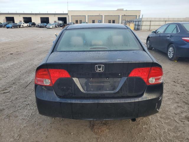 2HGFA16538H341787 - 2008 HONDA CIVIC LX BLACK photo 6