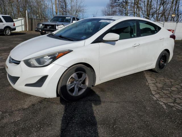 5NPDH4AE2EH522697 - 2014 HYUNDAI ELANTRA SE WHITE photo 1