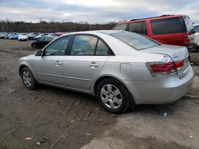 5NPET46C78H319397 - 2008 HYUNDAI SONATA GLS SILVER photo 2