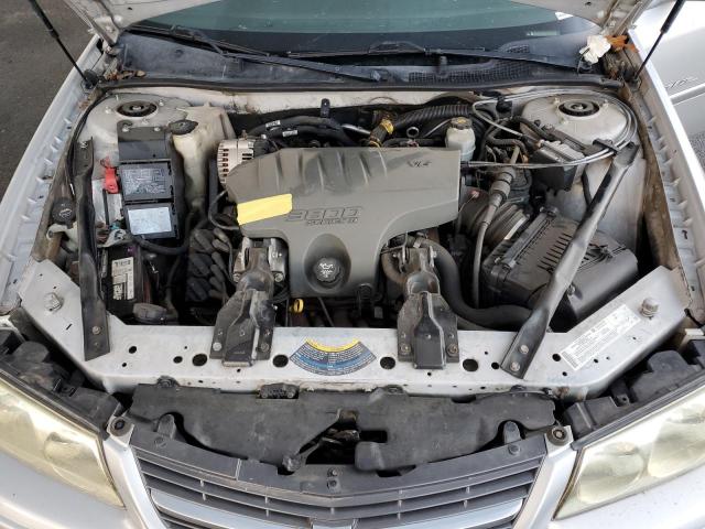 2G1WH55K849142028 - 2004 CHEVROLET IMPALA LS SILVER photo 11