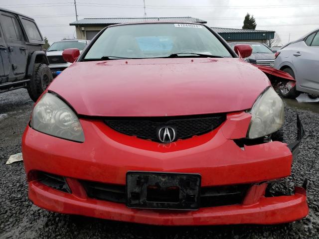 JH4DC53026S003771 - 2006 ACURA RSX TYPE-S RED photo 5