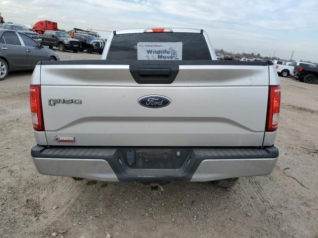 1FTEX1CG2FKE14331 - 2015 FORD F150 SUPER CAB SILVER photo 6