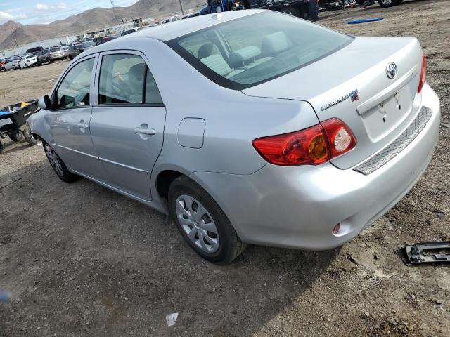 1NXBU40E19Z108158 - 2009 TOYOTA COROLLA BASE SILVER photo 2