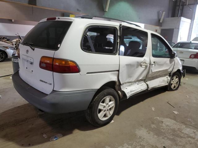 4T3ZF13C4WU011671 - 1998 TOYOTA SIENNA LE WHITE photo 3