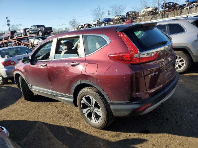 2HKRW6H36JH204328 - 2018 HONDA CR-V LX MAROON photo 2