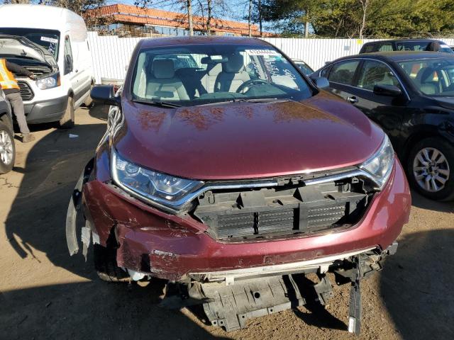 2HKRW6H36JH204328 - 2018 HONDA CR-V LX MAROON photo 5